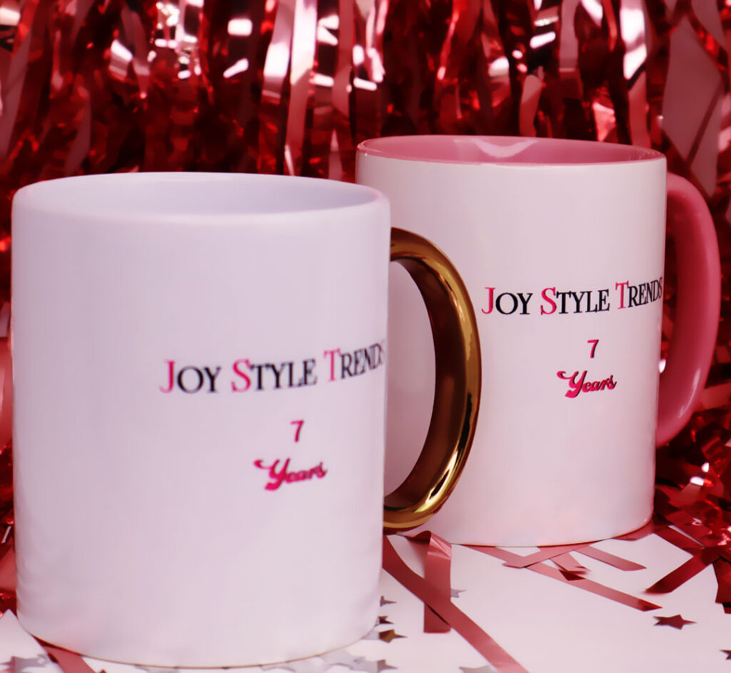 Joy Style Trends 7 Years Anniversary Mugs Photo Of Joy Style Trends Media