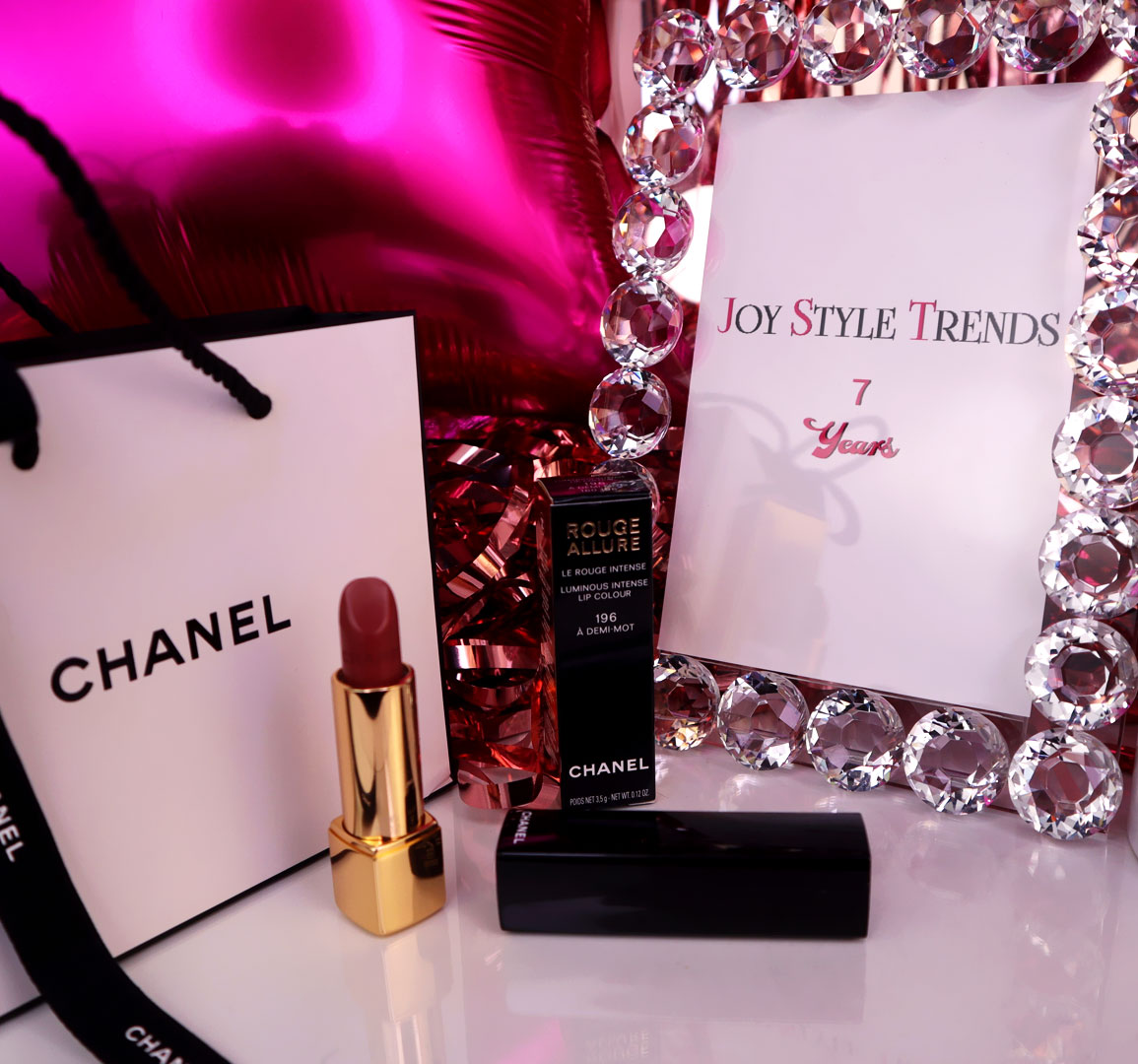 Joy Style Trends 7th Anniversary Photo Frame and CHANEL Rouge Allure 196 A Demi-Mot, Photo Of Joy Style Trends Media
