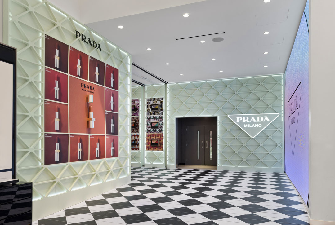 Prada Beauty and Skincare in-store at Nordstrom
